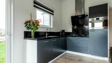 Microondas, horno, lavavajillas y periquera