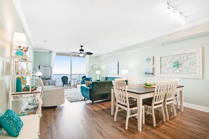 TV, DVD player, books