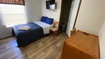 Individually furnished, bed sheets