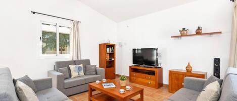 TV, DVD player, table tennis