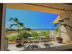 Terrace/patio - Room B One bedroom King size Room without meals / Kunigami-gun Okinawa (Kunigami-gun)