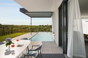 Indoor pool, a heated pool