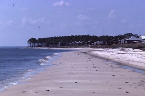 On the beach, beach towels