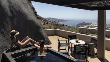 Secret Suite with Infinity Hot tub | Strand-/Meerblick