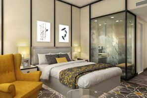 Executive Room | Desk, laptop workspace, soundproofing, iron/ironing board