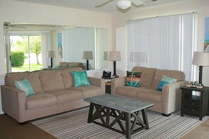 Condo, 1 Bedroom | Living room