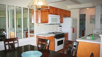 Villa, 2 Bedrooms | Private kitchen | Fridge, coffee/tea maker