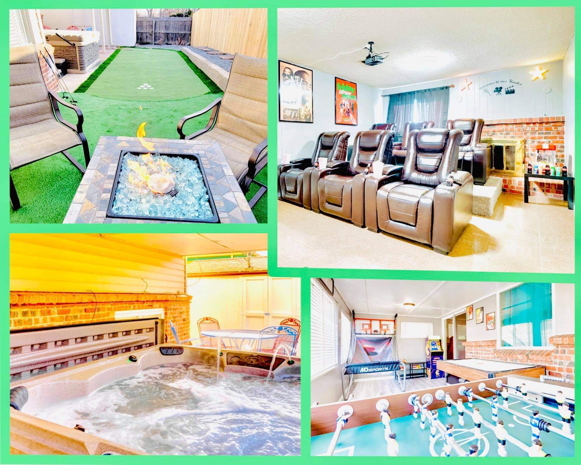 420Friendly Hottub Putt-Putt Gameroom Theater