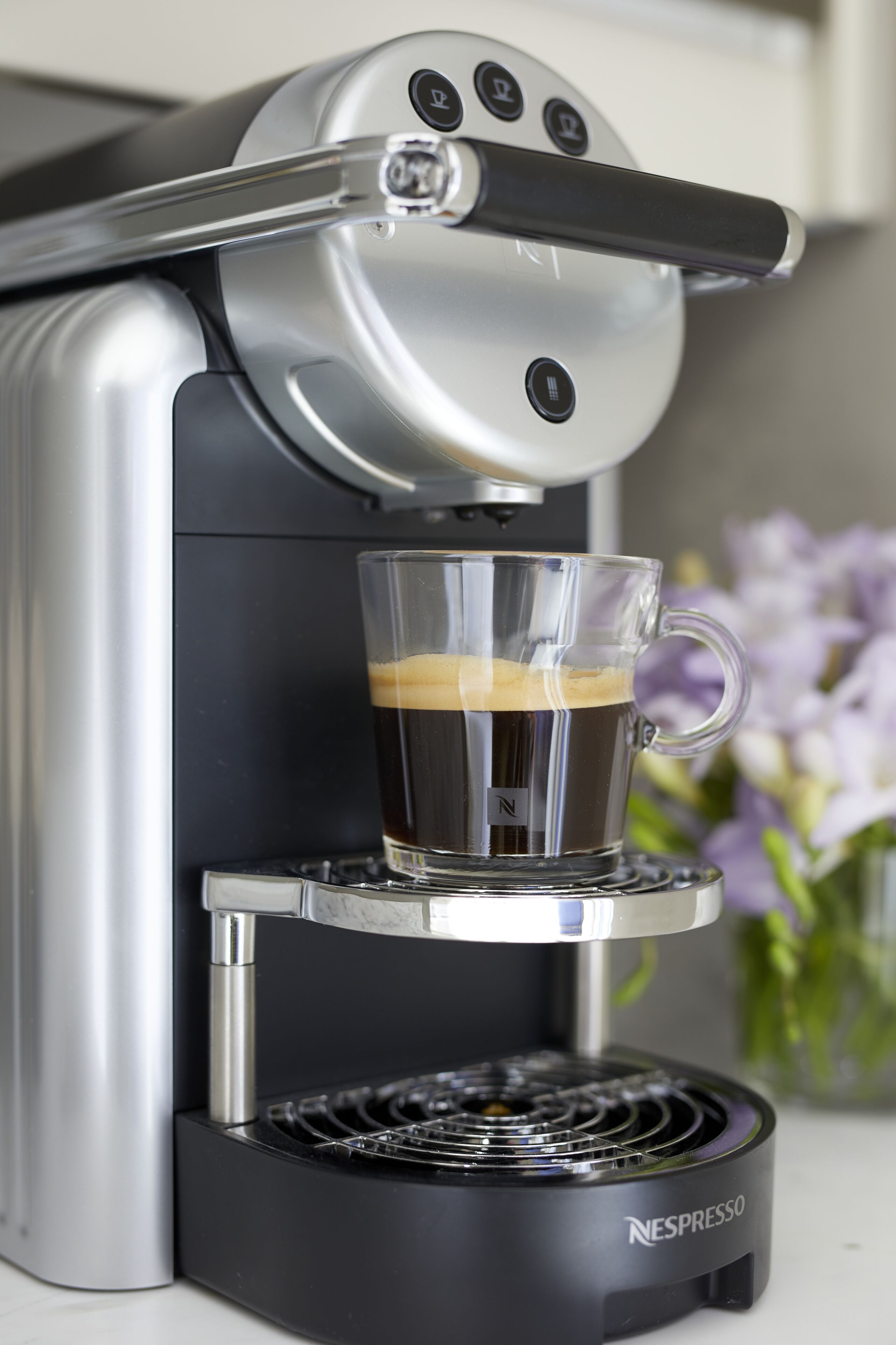 studio villa with hot tub and sea view, pyrgos village | coffee and/or coffee maker