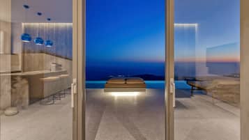 Master Villa with Private Pool, Heated Plunge Pool and Sea View | Vistas desde la habitación