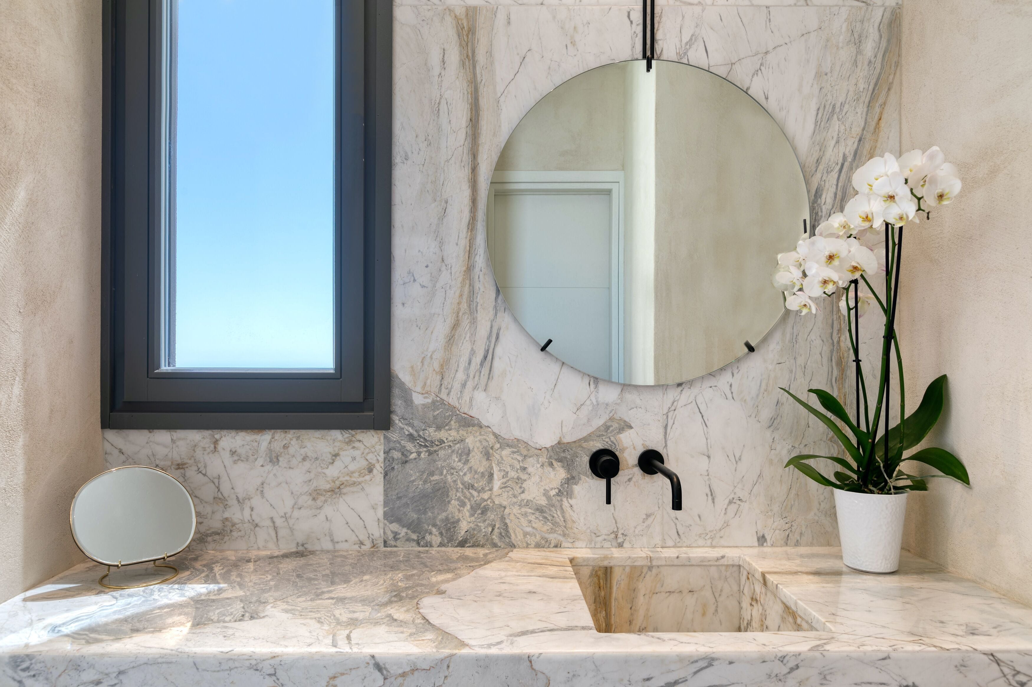 shower, rainfall showerhead, designer toiletries, hair dryer