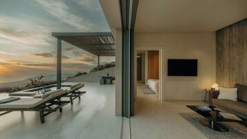 Master Villa with Private Pool, Heated Plunge Pool and Sea View | Terrasse/Patio