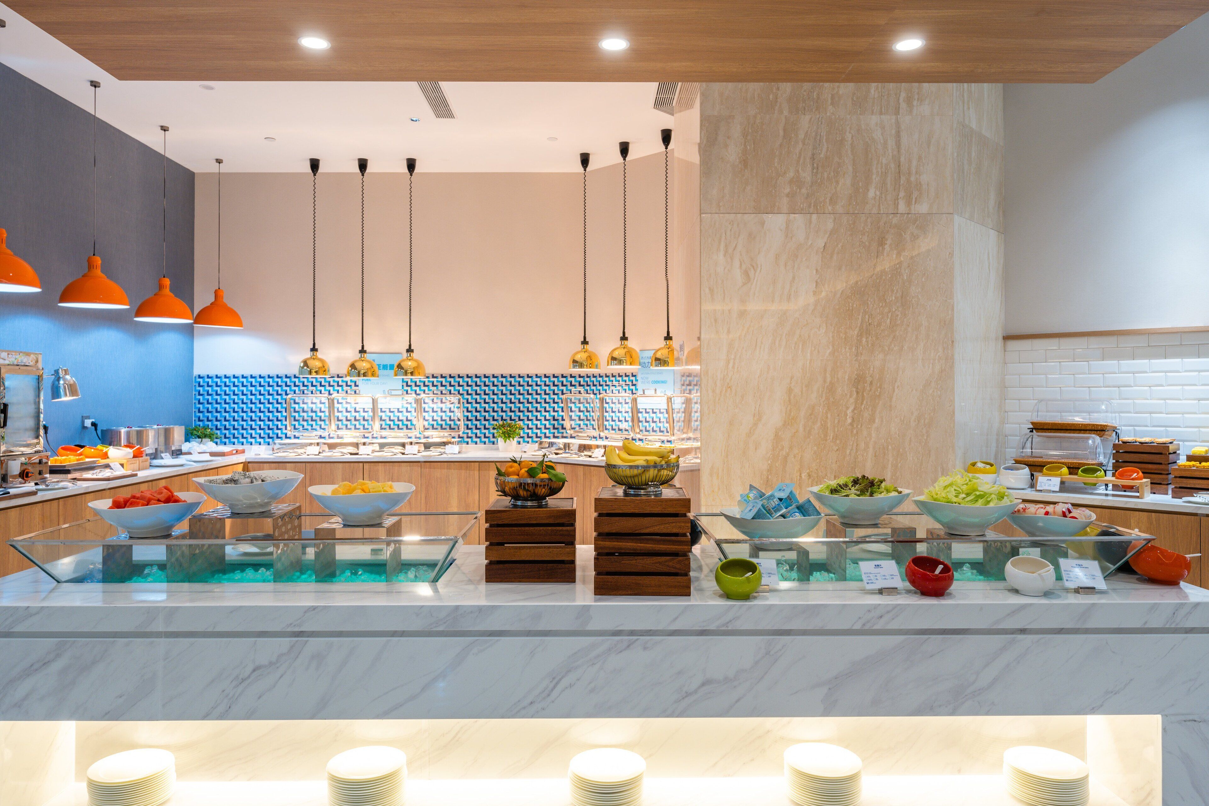 Desayuno buffet (CNY 68 por persona) 