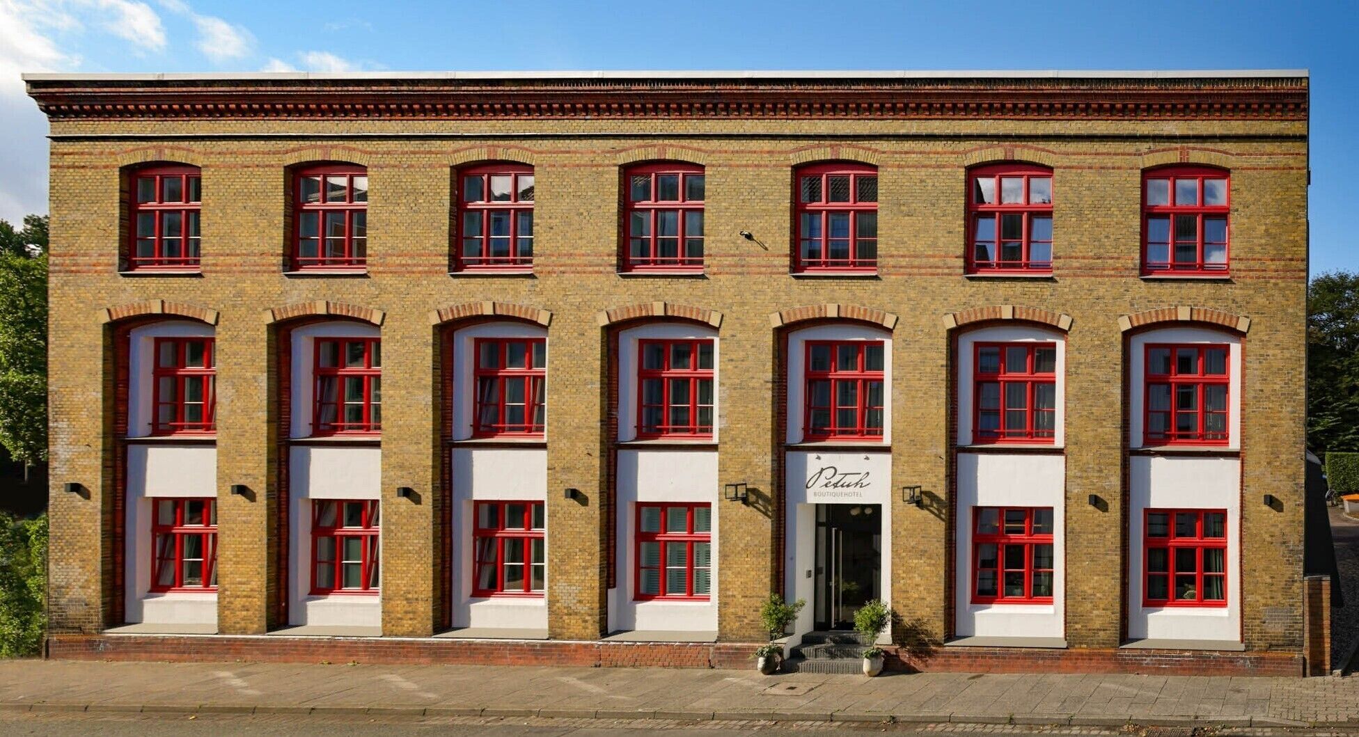 Fassade der Unterkunft