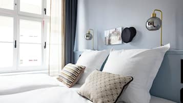 Een strijkplank/strijkijzer, gratis wifi, beddengoed