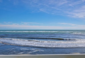 En la playa