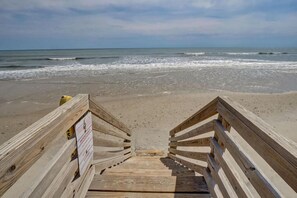 On the beach