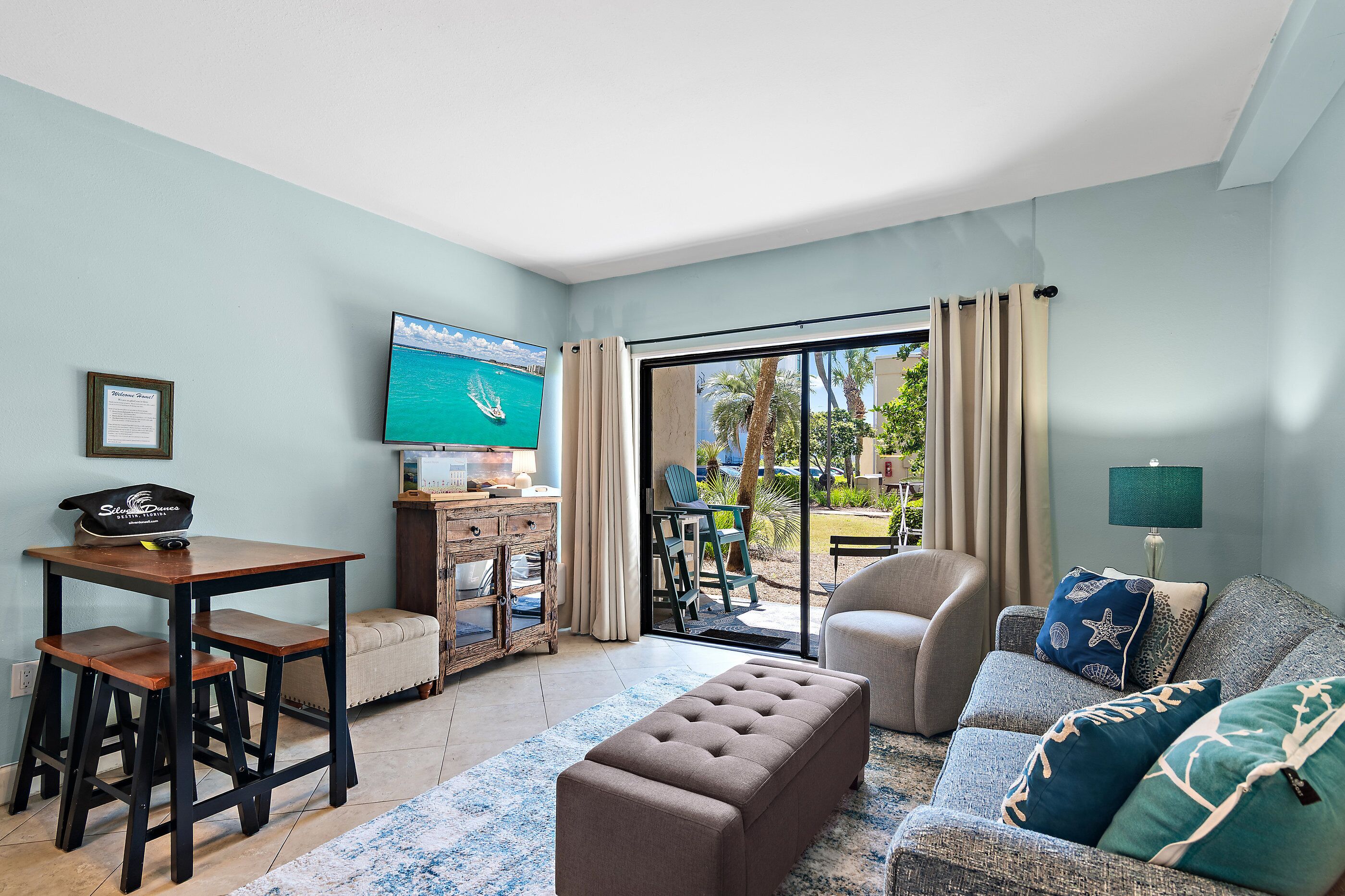 TV, books, video library