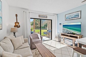 TV, books, video library