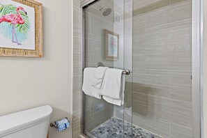 Shower, towels