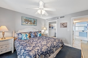 2 bedrooms, iron/ironing board, internet, bed sheets