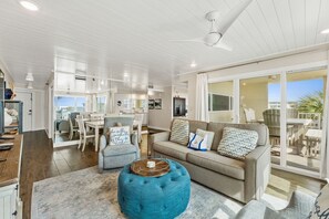 TV, books, video library