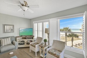 TV, books, video library