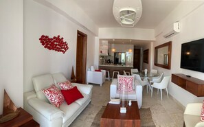 Living area - Holiday Apartment & Penthouse (Las Terrenas)
