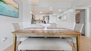 Dining - Renovated Coastal Escape with Balcony Overlooking the Ocean (St. Augustine)