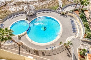 Indoor pool, a heated pool - Penthouse 3BR Summer House - Stunning Private Balcony - Epic Views! (Orange Beach)