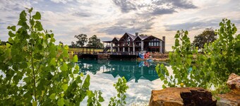 Discover the Beauty of Crystal Lake Ranch Mansion in Broken BowEscape to your own private retreat. The Mansion at Crystal Lake Ranch is a 6,000 sq ft luxury lodge nestled on a secluded 6-acre estate with a private pond, horse pasture views