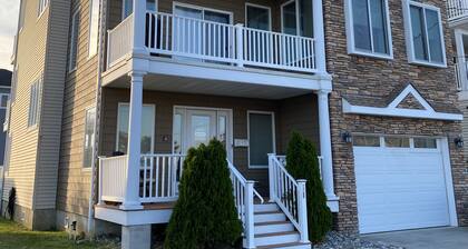 3-Story, 6-Bedroom Home, Partial Ocean View, One Block from Beach