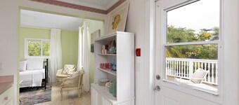 The Pink House Unit B: A Cozy Retreat Steps from the Beach