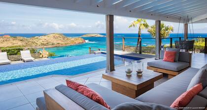 Villa Endeavour So private, breathtaking ocean views, direct from owner !