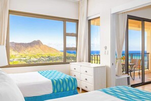 1 bedroom, iron/ironing board, free WiFi, bed sheets - Ocean View Oasis with Free Parking: A Waikiki Gem! (Honolulu)