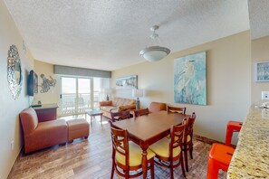 TV, DVD player, video library