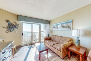 TV, DVD player, video library