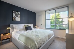 1 chambre, fer et planche Ă repasser, Wi-Fi, draps fournis