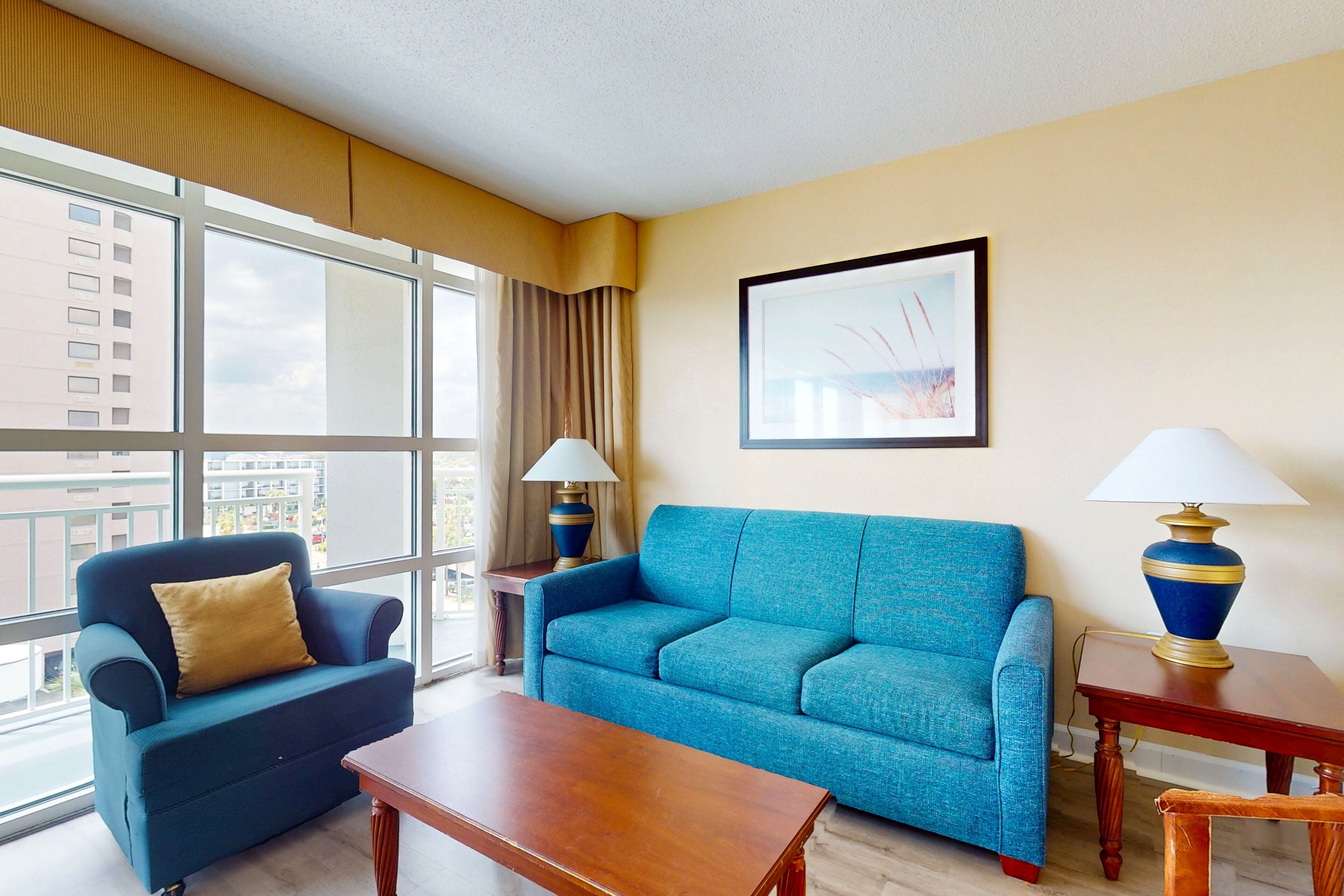 Televisión, reproductor de DVD y videoteca 