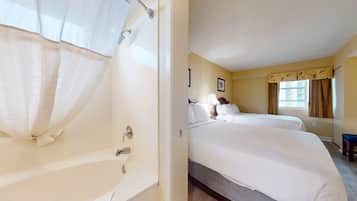 1 habitación, tabla de planchar con plancha, internet y ropa de cama