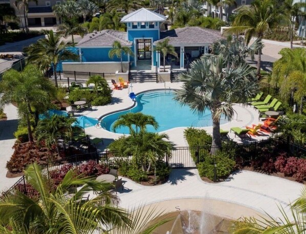 A heated pool - Experience The Bungalow at Margaritaville! (Bradenton)
