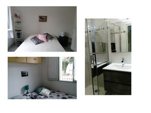 2 slaapkamers, een strijkplank/strijkijzer