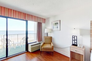 TV, DVD player, video library