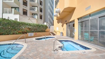 Indoor pool, a heated pool