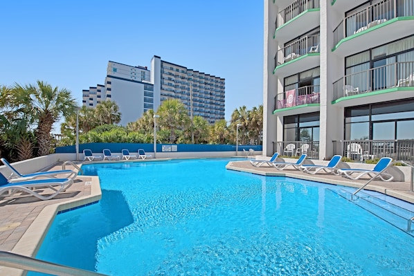 Indoor pool, a heated pool