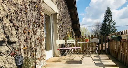 Studio Montagne avec Terrasse Privative, Wifi, PrÚs de Sentiers de Randonnée, Animaux Acceptés