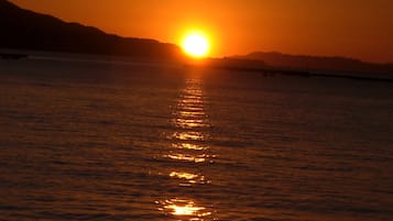 Vue sur la plage/l’océan
