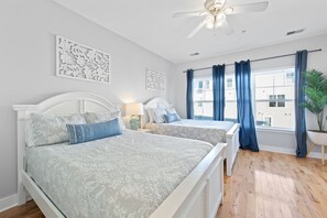 4 slaapkamers, een strijkplank/strijkijzer, gratis wifi