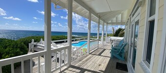 Barefoot Beach - oceanfront beach house w/ private beach, sunrise & sunset views