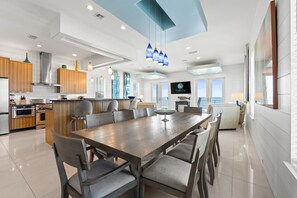 Dining - Luxury Gulf-Front Escape | 7BR | Private Pool, Elevator, Beach Service, Private Beach Entrance (Miramar Beach)